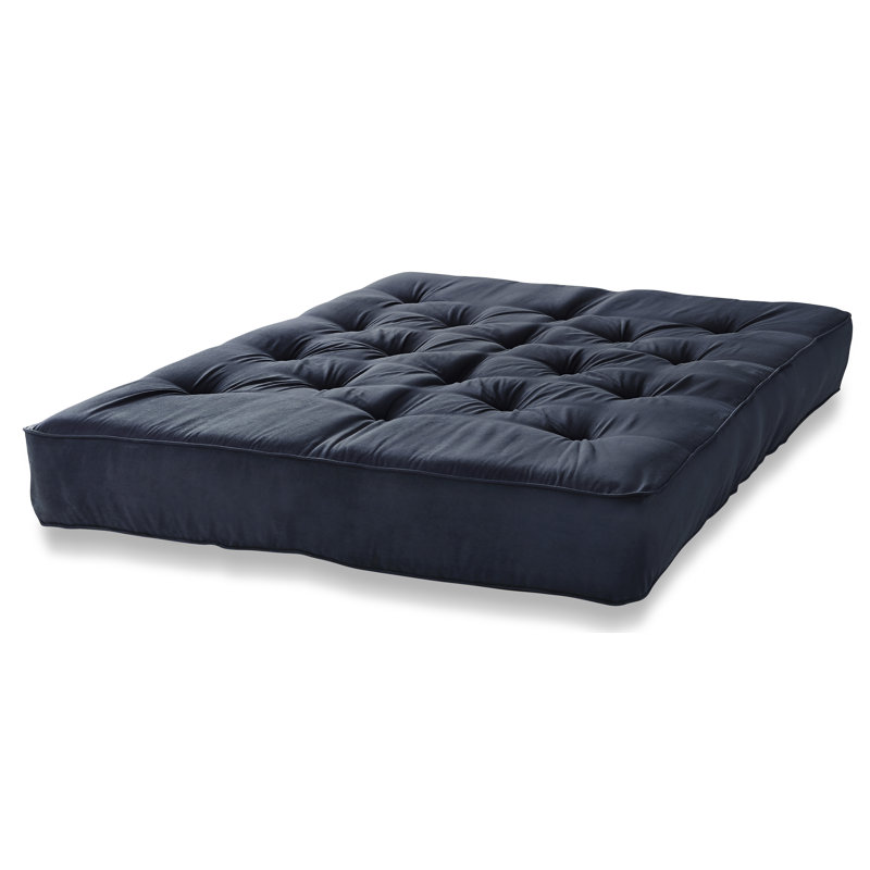Matelas de futon grand lit à ressorts, Bleu minuit, 8"