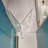 1 3/8" Adjustment,Universal Pivot Shower Door, With 1/4" Tempered Glass Finish 3672