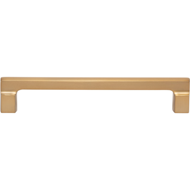 Reeves 8 13/16" Center To Center Bar Pull, 6 5/16", Warm Brass