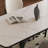 Double-Layer Rock Board Ash Wood Dining Table Set-106030970