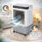 Portable Air Conditioner Fan, Evaporative Air Cooler with Remote & 2/4/8H Timer, 3-Speed Desktop Cooling Fan, Dual Mist Modes, 1600ml Tank, Adjustable 60-Degree Airflow, Night Light, for Room Dorm