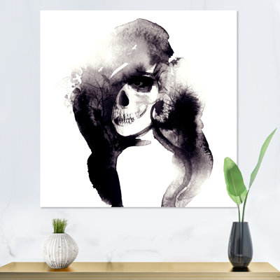 " Liquid Ink Woman Portrait "