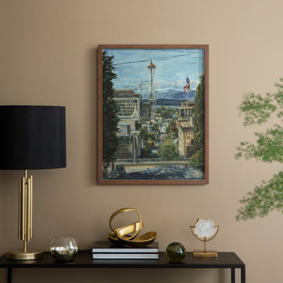 «Needle From The Hill», reproduction encadrée - bois massif