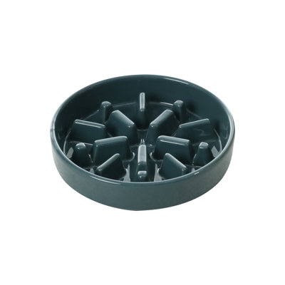 PEHOM Spark Slow Feeder Dog Bowl - Blue - Medium