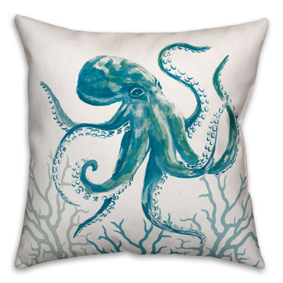  Coussin Octopus 18 "