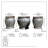 Copper Top Pot Belly Urn Planters