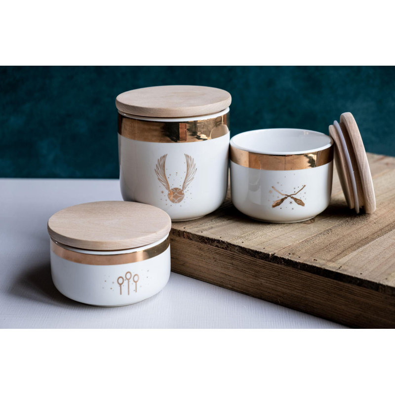 Ensemble de pots de rangement 3 pièces Harry Potter