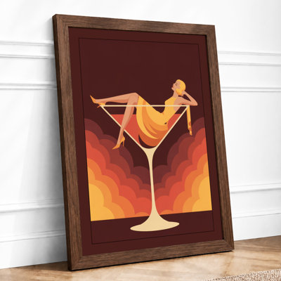 Martini Hour Elegance Art Deco - Print