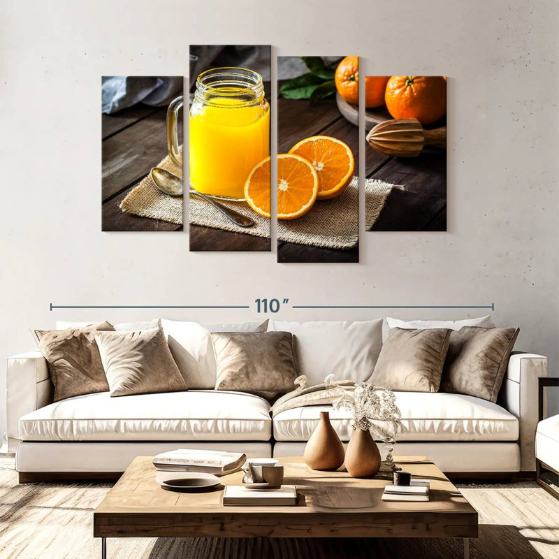 Jus d'orange Yarlin, H 54 po x l 84 po