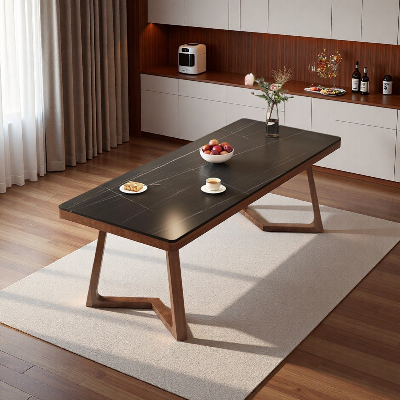 High-End Designer Dining Table, 29.52"H x 62.99"L x 27.55"W