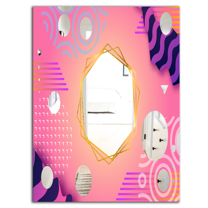 Miroir d'appoint Spacy Mid-Century, H 39,4 po x l 29,5 po