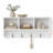 4 - Hook Wall Mounted Coat Rack with Shelves-1482992770