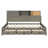 Wooden Daybed With 3 Storage Drawers, Upper Soft Board, Shelf, And A Set Of Sockets And USB Ports-684750776-684750779