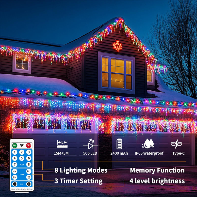 10cm Solar Indoor / Outdoor String Lights