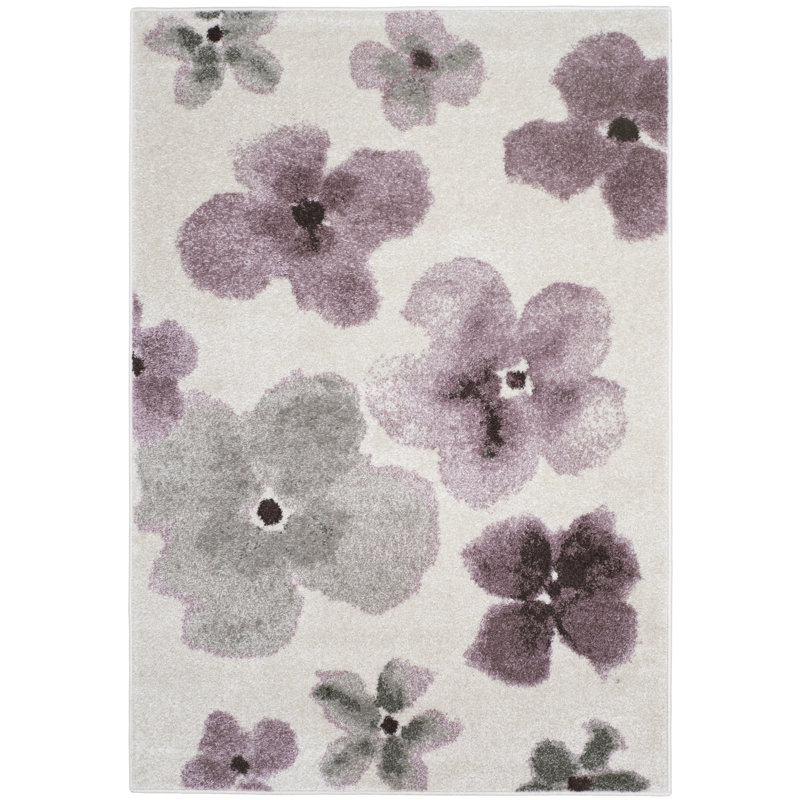 Hanrahan Floral Area Rug, Rectangle 122 x 183 cm