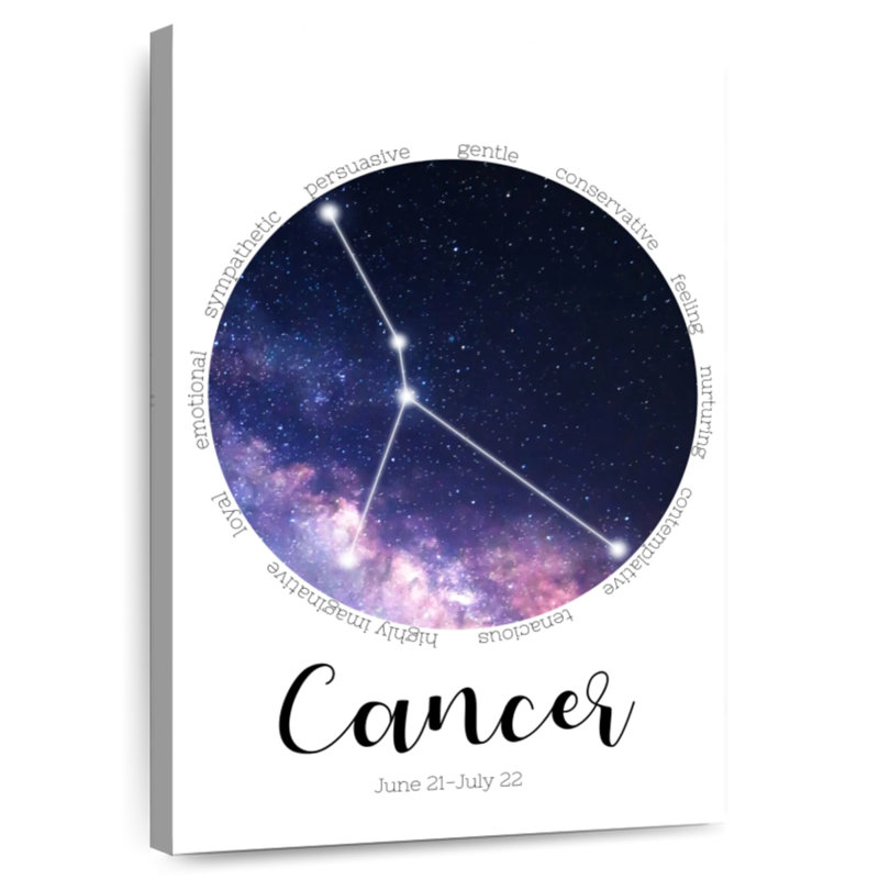 Adella Cancer Star Constellation, 12" H x 8" W