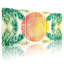 Palmiers, feuilles tropicales et mandala doré, ensemble de 3 impressions sur toile-588308671
