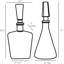 Talbany 2 - Piece Glass Deacanter Set