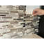 Carreau de mosaïque pelez et collez en PVC 10 po x 9 po