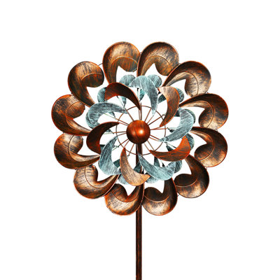  84-Inch Retro Bronzed Wind Spinner