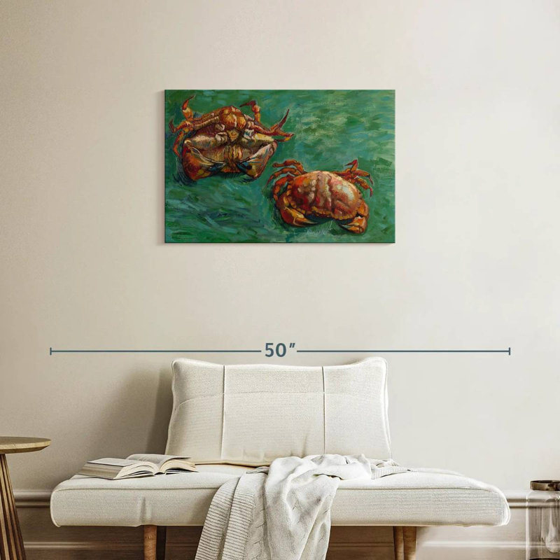 Two Crabs, 20" H x 30" W