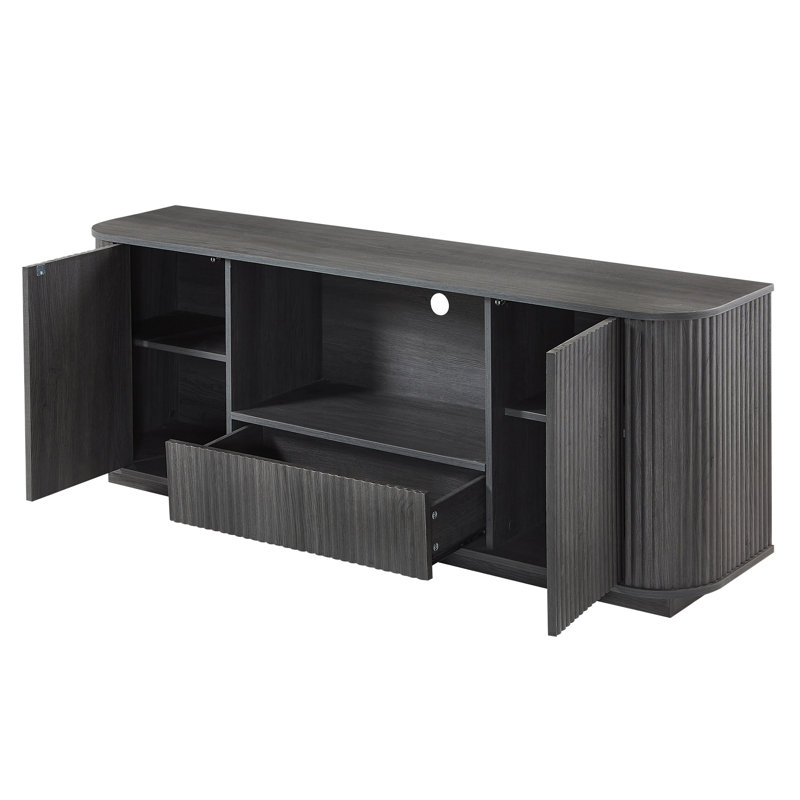 Meuble télé 64 pouces, Noir