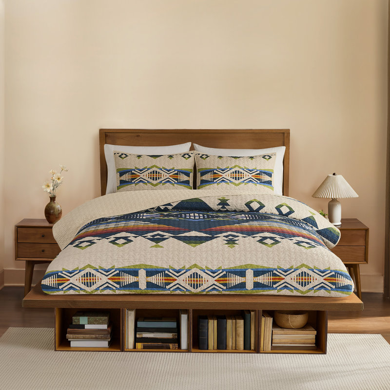 Creekside K Coverlet Set Tan, King Coverlet/Bedspread + 2 King Shams