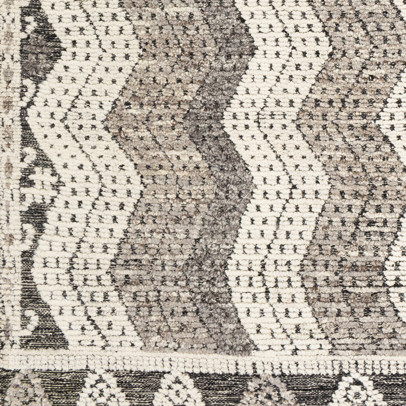Saahith Wool Striped Indoor Rug, Rectangle 2' x 3'