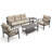 5-Piece All-Weather Conversation Sofa Set