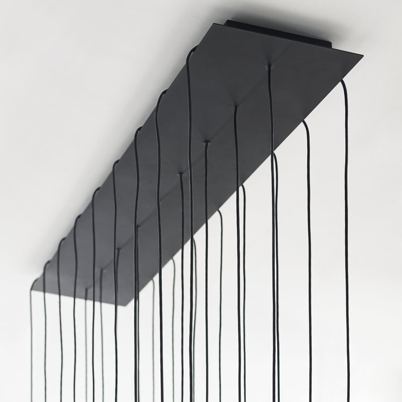 Pylon 27 - Light LED Pendant, Nightshade Black
