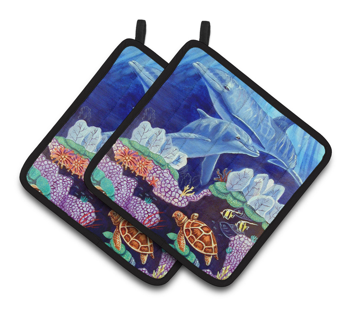 Caroline's Treasures Polyester Potholder (Set of 2) Caroline's Treasures