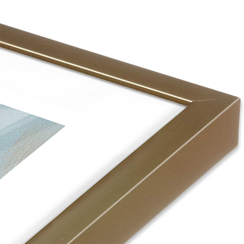 «Brilliant Skies I», Or brossé, H 21,75 po x l 21,75 po