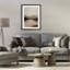 «Calming Mountains Brown Landscape», reproduction encadrée sous verre, par Petal Prints Design-1341040225-1341040230