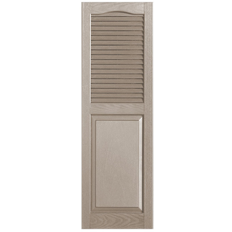 Paire de volets avec plateau à combinaison Cathedral, 12 po, 67 po, Grès