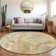 Machine Washable Indoor/Outdoor Cinead ACN1707 Gold Rug