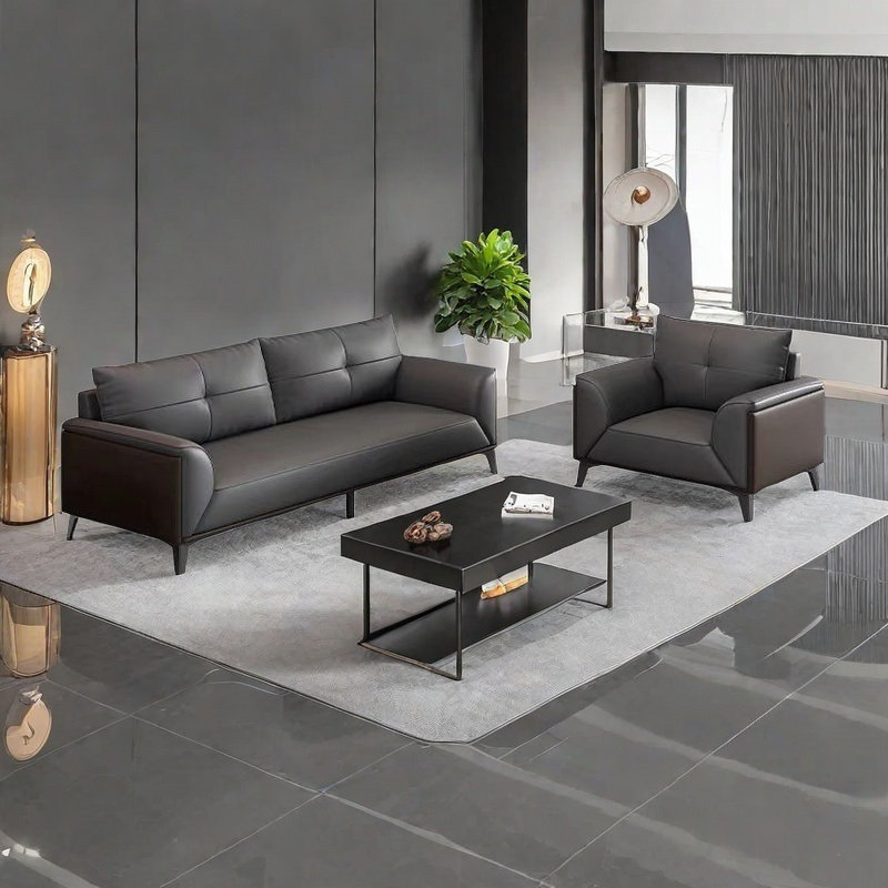 Simple leisure high-end office sofa set