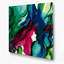 Aquarelle abstraite, art mural en métal brun 54-1289659411