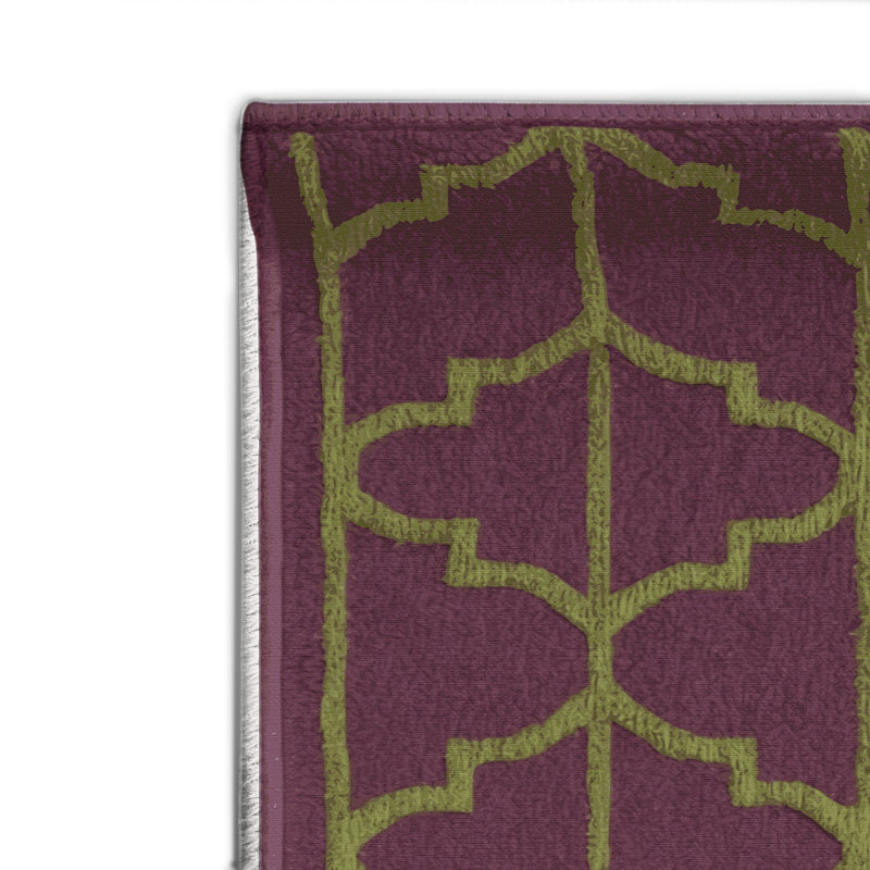 Tapis brun intérieur et extérieur Trellis, Rectangulaire 8 pi x 10 pi