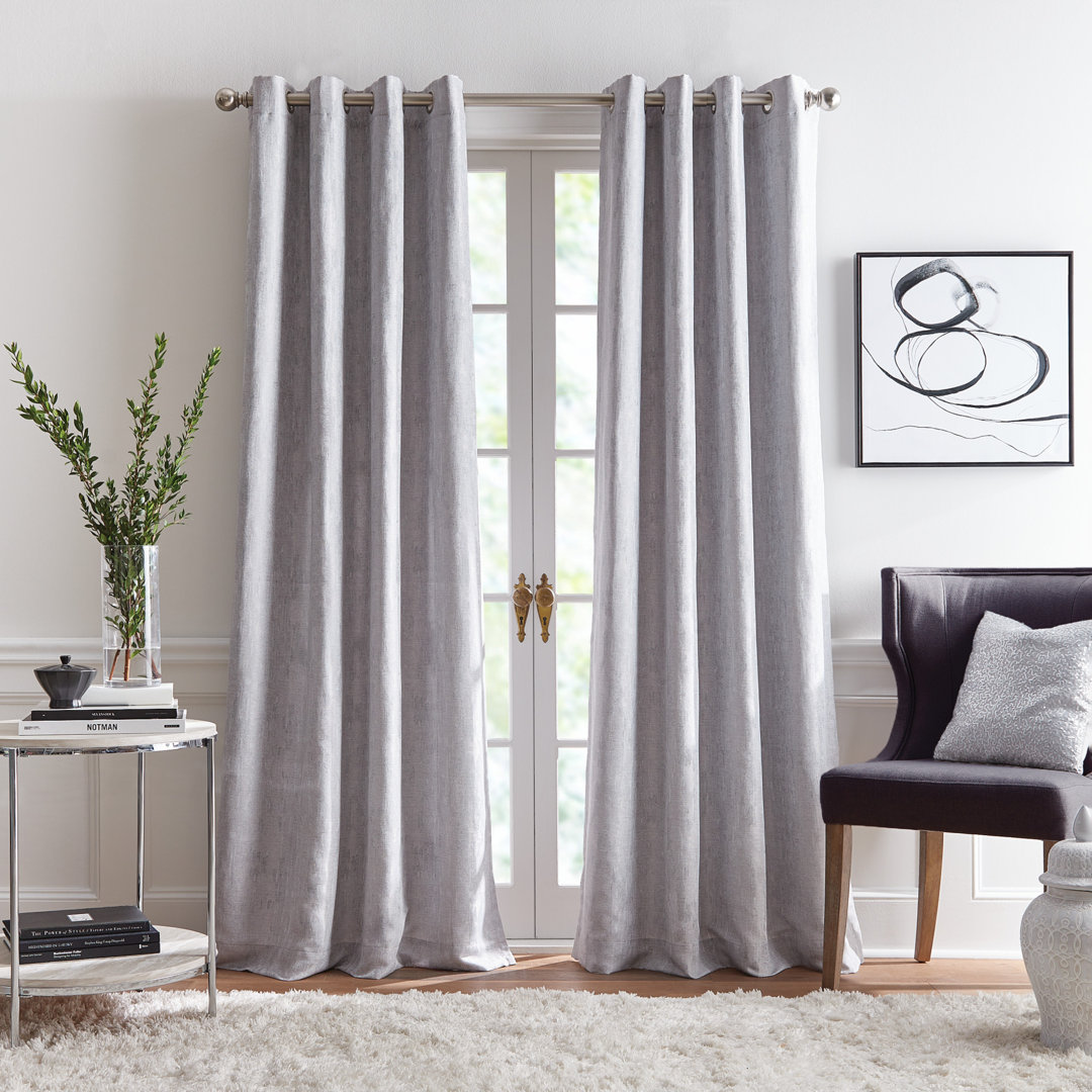 Ember Jac Synthetic Blackout Curtain Single Panel Karl Lagerfeld Paris Size per 