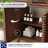  Cove 24" Bathroom Vanity with Ceramic Sink Top, Fully Assembled Mid-Century Wood Bathroom Cabinet, Walnut