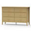 Rover 3 + 3 Chest of Drawers, Wide, Oak-Effect Finish, Metal Runners