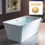 Baignoire de trempage autoportante en acrylique 59 po. X 30 po.-59001516