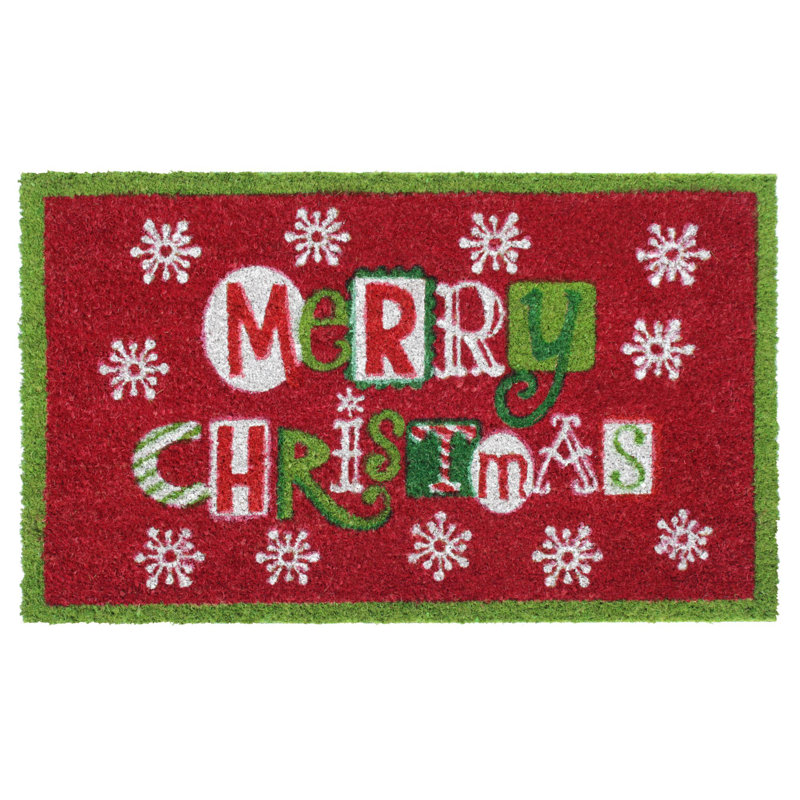 Ingimar Non-Slip Christmas Outdoor Doormat