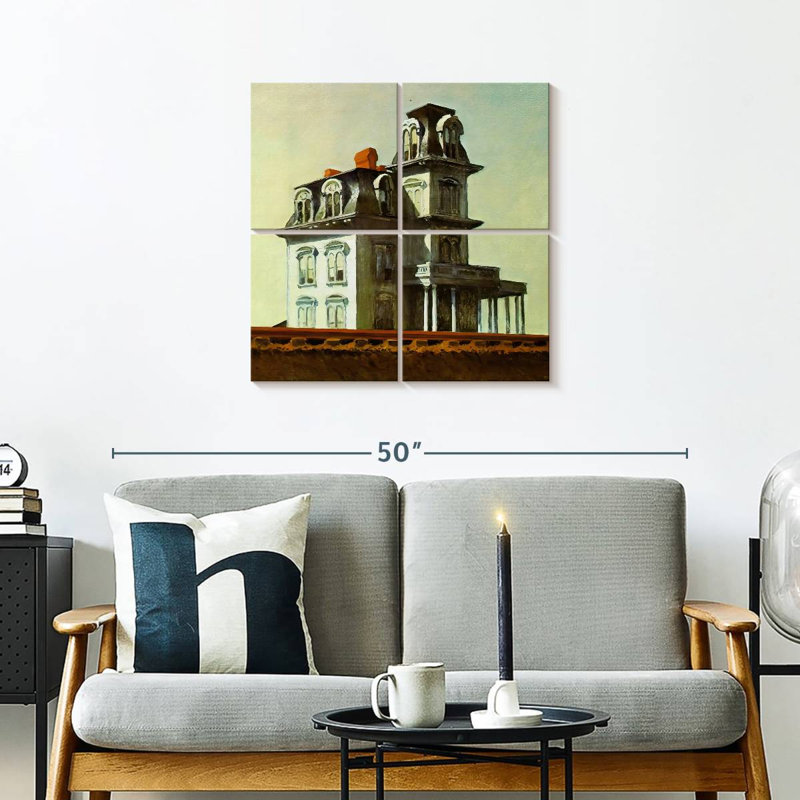 Lilie House By The Railroad, H 26 po x l 26 po