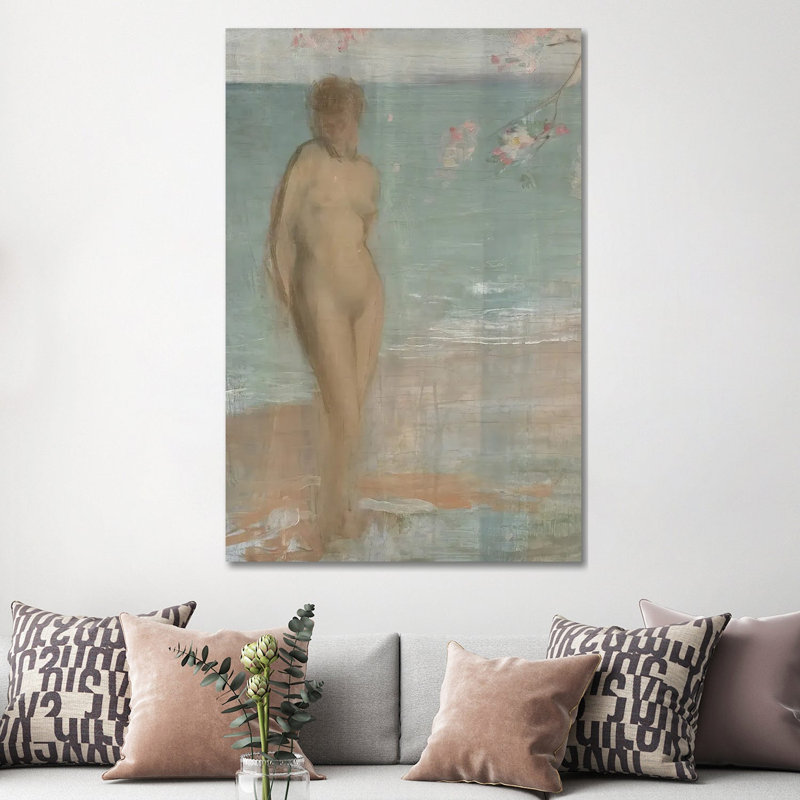 Venus Rising From The Sea by James Abbott McNeill Whistler - 1 Piece Wall Art on Canvas, 152.4 cm H x 101.6 cm W x 3.175 cm D
