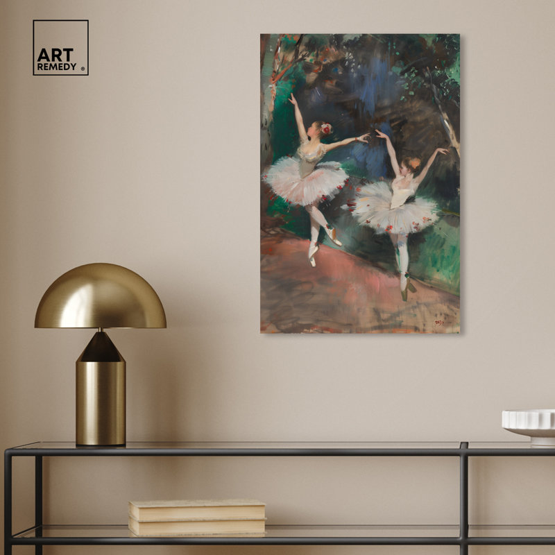 Van Gogh Inspired Classical Ballerinas Canvas Wall Art, 16" x 24"
