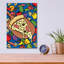 Lark Manor ™ «Pizza Slice With Toppings» par Ron Magnes, art mural en verre acrylique-655909765