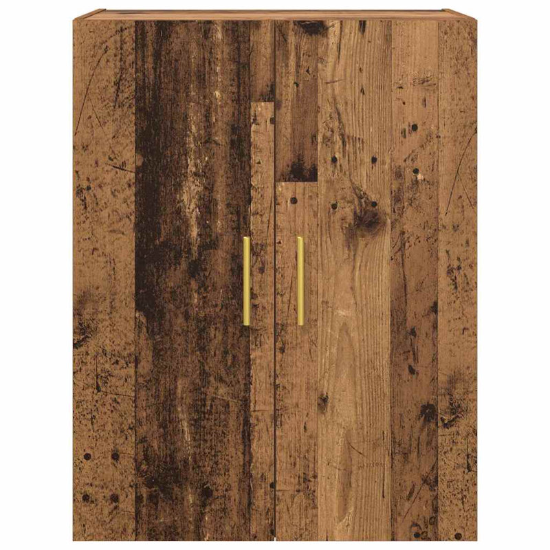 Wall Cabinet Wall-mounted Engineered Wood Storage Wall-Mounted Unit DIY, Brown