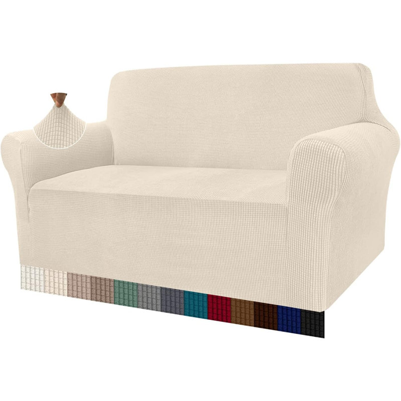 Outdoor Patio Sofa Cover, 107" H x 178" W x 104" D, Beige