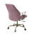Hamilton Pink Top Grain Leather Office Chair-767348293